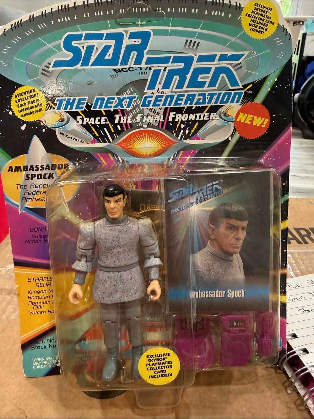 The Next Generation Ambassador Spock Action Figure - Gray